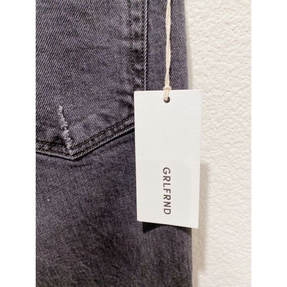 Grlfrnd Yasmin mid-rise crop Raw hem jeans - Picture 11 of 12